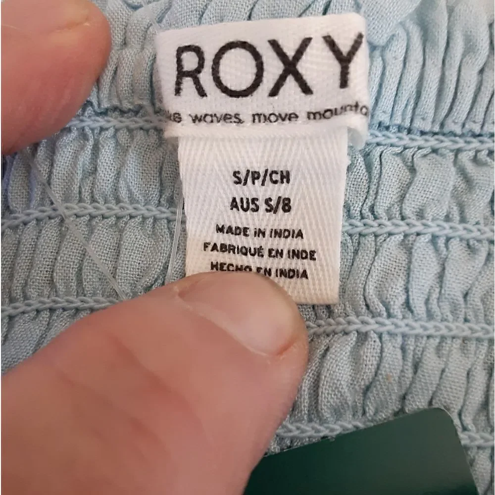 Roxy Tell Me Skirt - Cool Blue, size Small, NWT